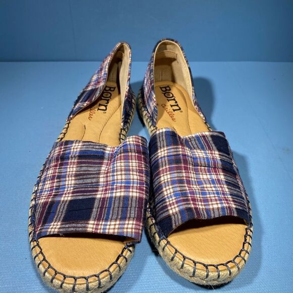 Born "Drilles" Born Espadrilles Shoes Sandals Flats size 6,5, New - Picture 3 of 8